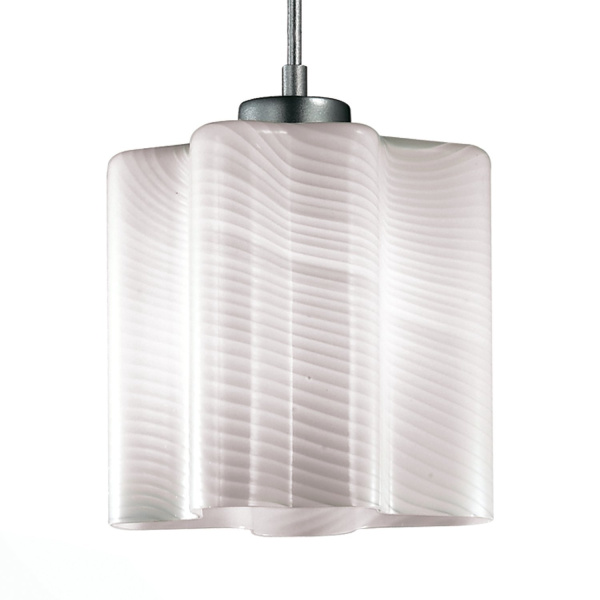 Светильник подвесной Серебристый/Белый с полосками E27 1*60Вт SL117.503.01 ST LUCE