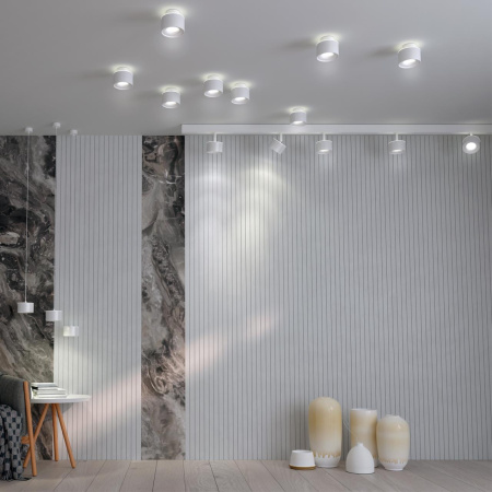 Св-к накл.с перекл.цв.темп.IP20 LED 3000К/4000К/6000К 12W вниз+3W вверх бел GIRO NOVOTECH