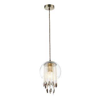 Подвесной светильник 1*E27 60Вт Бронза IP20 Equorin MOD197-PL-01-G Maytoni