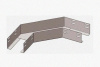 Лоток угловой замковый глухой КГЗГ 500х80-90 УТ1,5 поворот на 90, оцинкованный лист S1,5