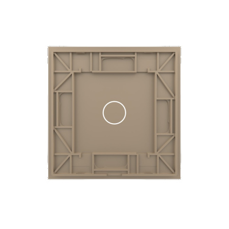 Панель для одноклавишного выключателя золотая Livolo