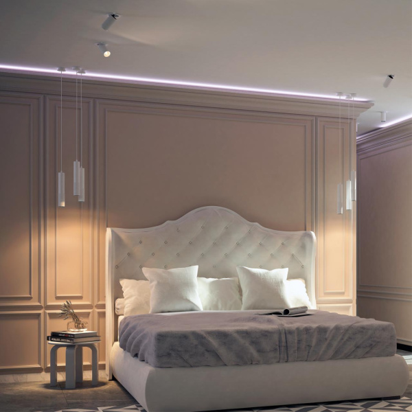 Св-к накл.св/д,провод 2м IP20 LED 4000K 12W 220V MAIS LED белый NOVOTECH