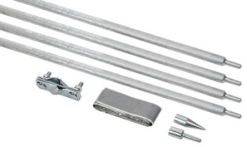 Комплект заземления 3/16 безмуфтовое соединение горячеоцинкованная сталь IEK