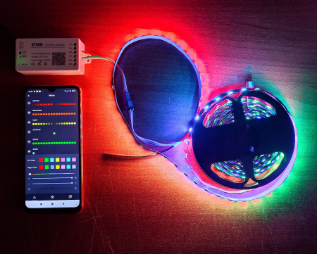 Контроллер Wi-fi с аудиорежимами SP108e 960пикс. 5-24V для адресной ленты Giant4