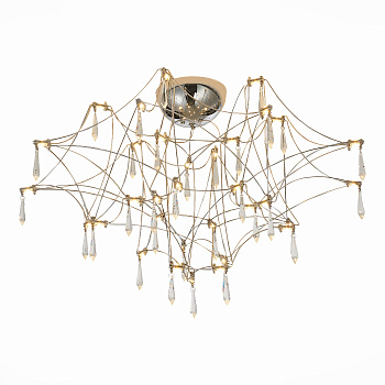 Люстра потолочная Хром, Прозрачный LED 78*0,45Вт 3000К SL797.102.78 ST LUCE