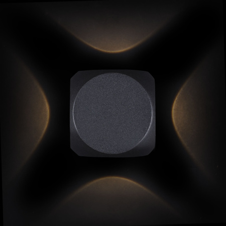 Бра 4Вт 3000K Черный IP20 Corso O014WL-L4B Outdoor