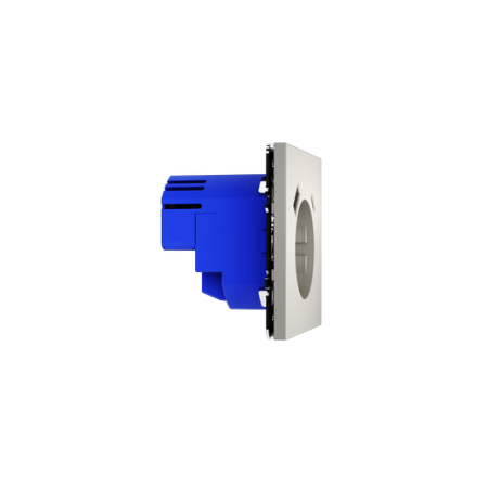 Розетка встраиваемая Voltum S70 с заземлением и защитными шторками, 16А, с USB, A+C, (кашемир)