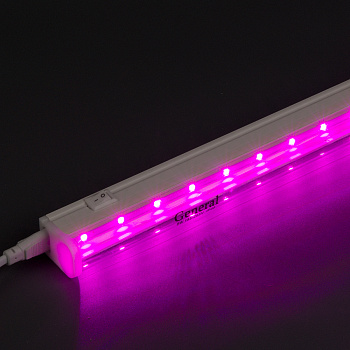 Светодиодный светильник для растений GLF1-1200-18BT-FITO, спектр для цветения и завязей, 1/30 General