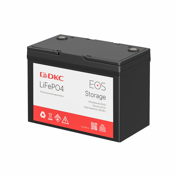 LFP накопитель энергии EOS Storage 12 В/67 Ач/857 Втч, пл.корпус DKC LFP накопитель энергии EOS Storage 12 В/67 Ач/857 Втч, пл.корпус DKC