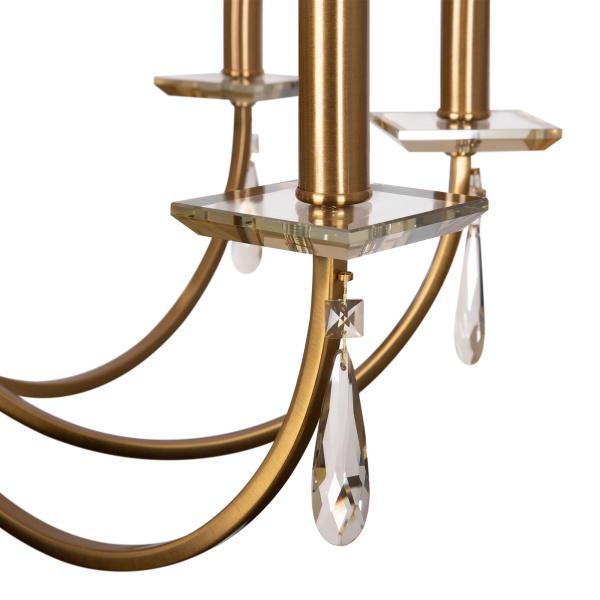 Люстра 8*E14 40Вт Латунь IP20 Forte FR1006PL-08G Freya