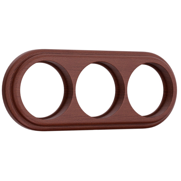 Legend Рамка на 3 поста (итальянский орех) Werkel