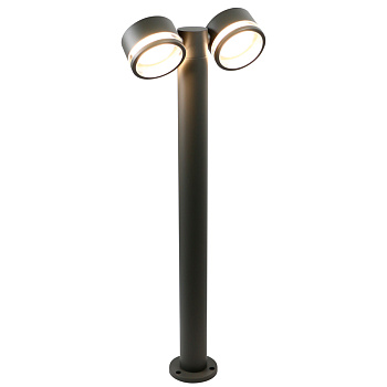 Садово-парковый светильник General GPF-2GX53-M-IP65 Графит Средний с боковым рассеивателем Иллюмакс General