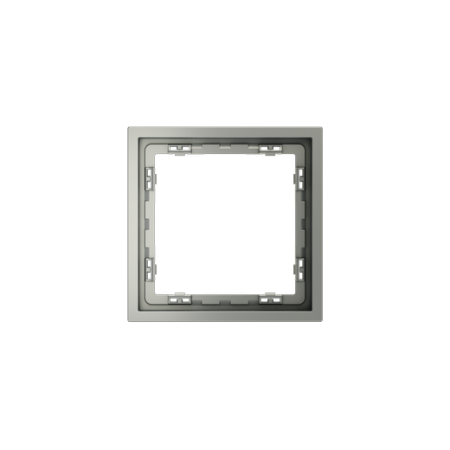 Рамка пластиковая Voltum S70 на 1 пост, (сталь)