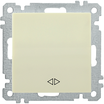 Выключатель 1-клавишный перекрестный ВС10-1-3-Б 10А BOLERO кремовый IEK