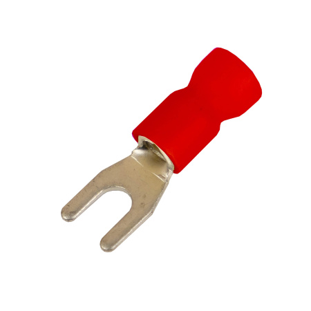 Наконечник вилочный с изолир.фланцем ПВХ, двойная гильза, 0,25-1,5 кв.мм М3 (д.3,2 мм) (НВИ) DKC