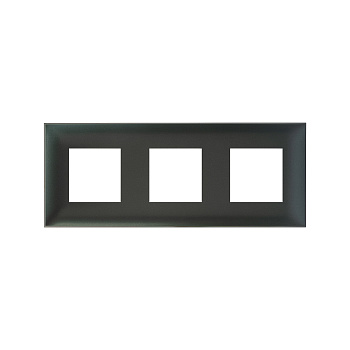 Рамка "Avanti", "Сине-зеленый жемчуг", 3 поста (6 мод.) DKC