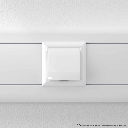 Вывод кабеля модульный "Avanti", "Белое облако", 2 модуля DKC