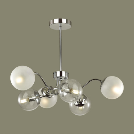 Люстра на штанге E14 6*40W 220V CANDICE хром LUMION