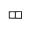 Рамка пластиковая Voltum S70 на 2 поста, (графит)