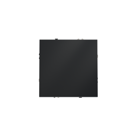 Проходной переключатель встраиваемый Voltum S70 одноклавишный 10А, (графит)