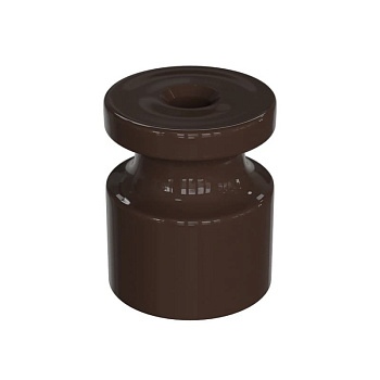 Кабельный изолятор пластиковый коричневый Усадьба МезонинЪ