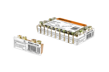 Шина "N" нулевая 6х9мм 4/1 (4 группы/крепеж по центру) TDM инд. стикер TDM