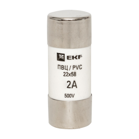 Плавкая вставка цилиндрическая ПВЦ (22х58) 2А PROxima EKF