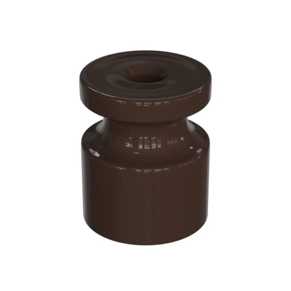 Кабельный изолятор пластиковый коричневый Усадьба МезонинЪ