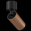 Потолочный светильник 1*GU10 10Вт Черный и Медь матовая IP20 FOCUS S C050CL-1BC Technical