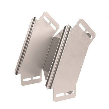 Угол вертикальный внешний 90 градусов Стандарт INOX (AISI 409) 150х80 Промрукав