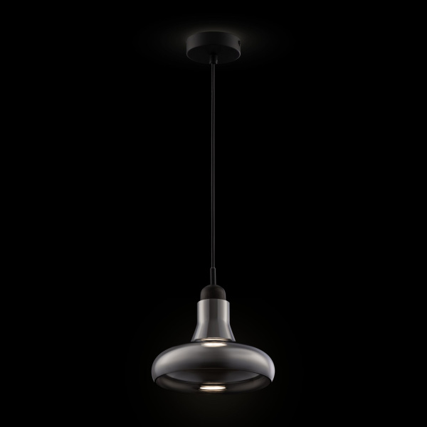 Подвесной светильник 1*GU10 50Вт Матовый Черный IP20 Ola P016PL-01B Maytoni