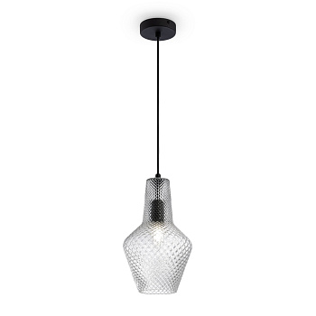 Подвесной светильник 1*E27 40Вт Черный IP20 Tommy P040PL-01B Maytoni