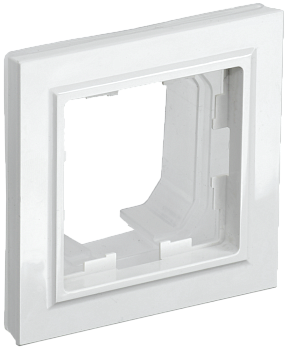BRITE Рамка 1-местная IP44 РУ-1-БрБ-44 белый IEK
