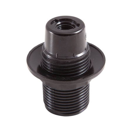 Патрон GLH-E14-CAR-H-B-R, карболитовый Е14, подвесной, с кольцом, черный, 1/50/600 General