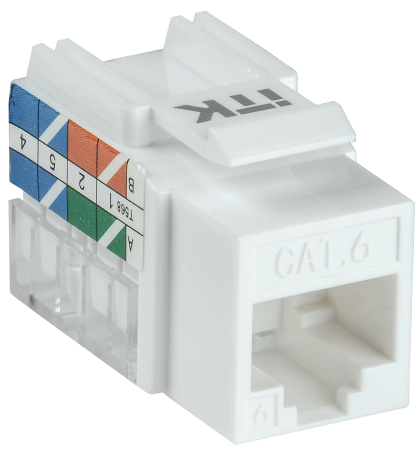 ITK Модуль Keystone Jack кат.6 UTP 110 IDC 90град