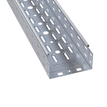 Лоток перфорированный 100х80 L 3000, цинк-ламельный, RAL7043 DKC