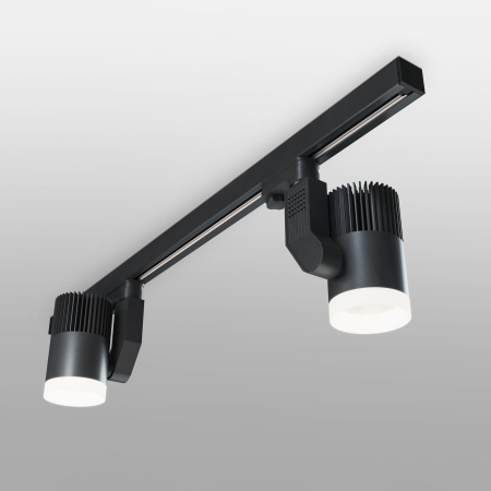 Трековый светодиодный светильник для трехфазного шинопровода 30Вт 4200К черный IP20 Accord (a044429) Elektrostandard