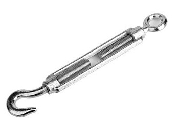 Талреп крюк-кольцо D8, оцинкованная сталь DKC