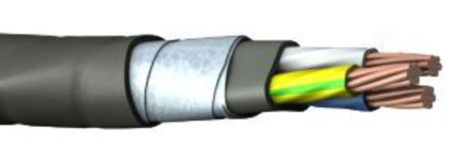 Кабель ВБШв 3х25 мк (N, PE)-0,66
