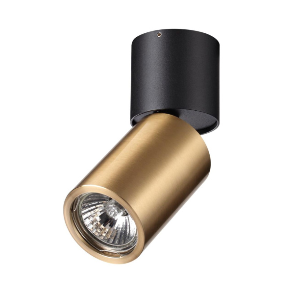 Потолочный св-к IP20 GU10 50W DUETTA черный с античной бронзой ODEON LIGHT
