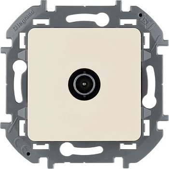 INSPIRIA Механизм розетки без лицевой панели СУ TV тип "звезда" . слоновая кость IP20 Legrand