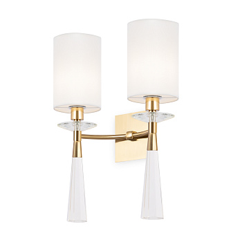 Настенный светильник (бра) 2*E14 60Вт Латунь IP20 Bianco MOD224WL-02BS Maytoni