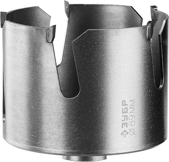 ПРОУНИВЕРСАЛ 89мм, коронка с твердосплавными резцами ЗУБР