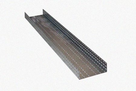 Лоток перфорированный ЛМ 100х65х2000 УТ1,5, оцинкованный лист S1,0