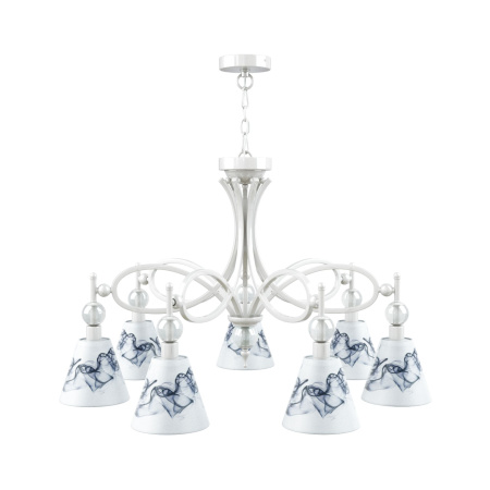 Люстра 7*E14 40Вт Матовый Белый IP20 Eclectic 13 M2-07-WM-LMP-O-10 Maytoni