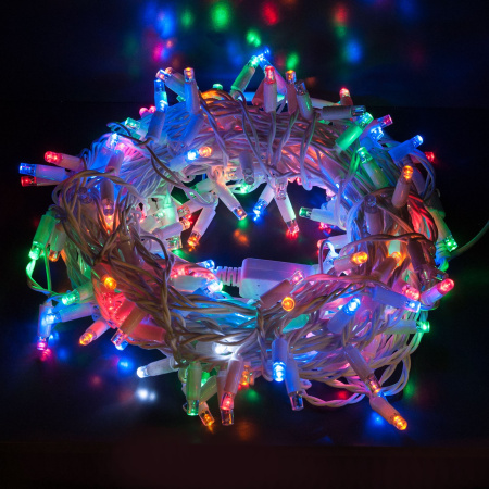 Гирлянда нить с мерцанием 20м IP65 (400-102 мульти) Eurosvet