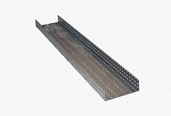 Лоток перфорированный ЛМ 50х50х3000 УТ1,5, нержавеющая сталь (марка 12Х18Н10Т), S1,2
