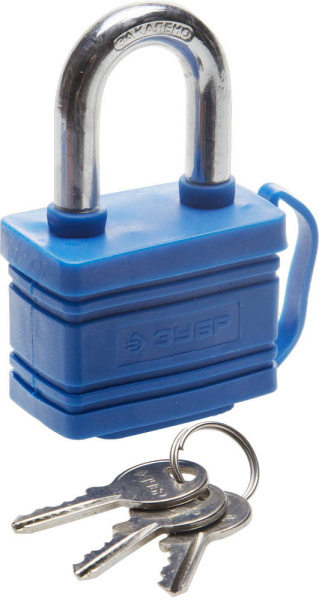 Замок "ЭКСПЕРТ" навесной всепогодный, 50мм ЗУБР