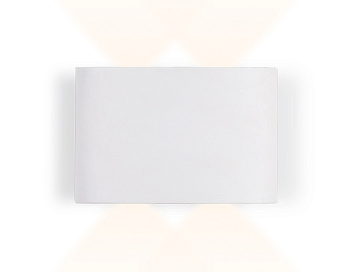 Настенный светодиодный светильник FW142 WH/S белый/песок LED 3000K 4W 120*80*40 Ambrella Light