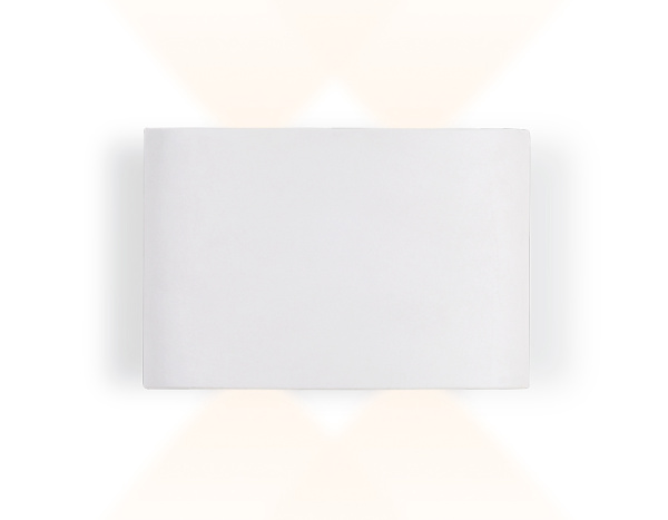 Настенный светодиодный светильник FW142 WH/S белый/песок LED 3000K 4W 120*80*40 Ambrella Light